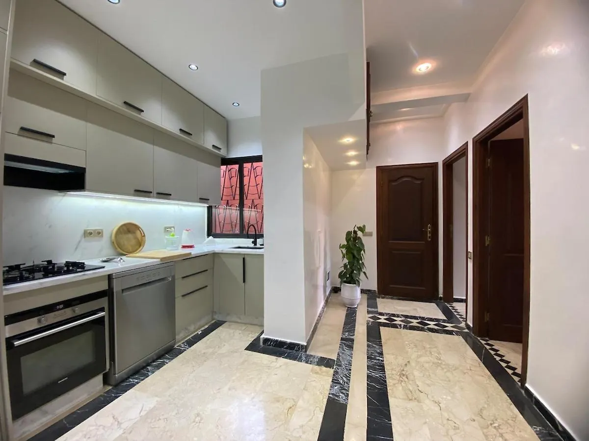 Warda 2 Bedroom Hivernage Apartment 马拉喀什